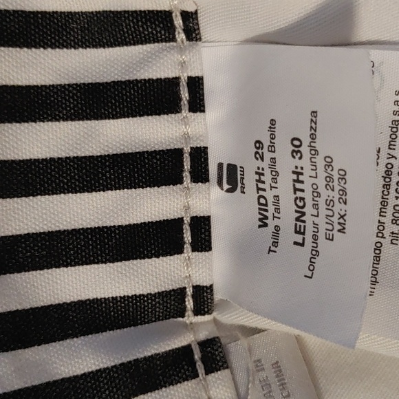 🌻NEW Men's G- Star Raw Elwood 5622 3D Tapered Lucas Canvas Hickory Strip - Picture 11 of 12